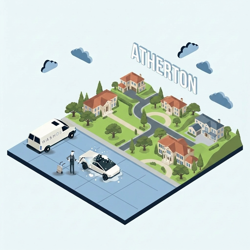 Mobile car detailing service at home in Atherton