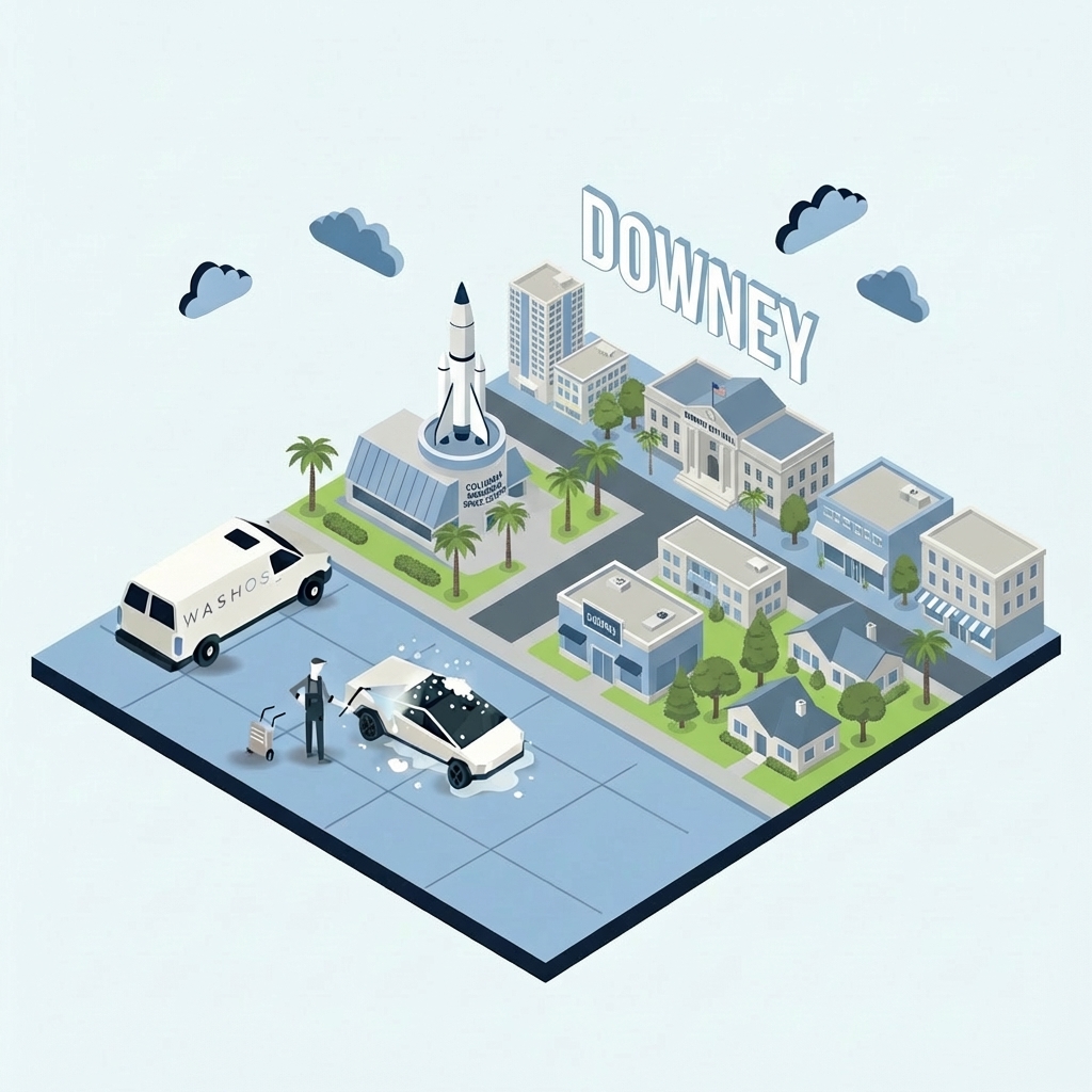 Mobile car detailing service at home in Downey