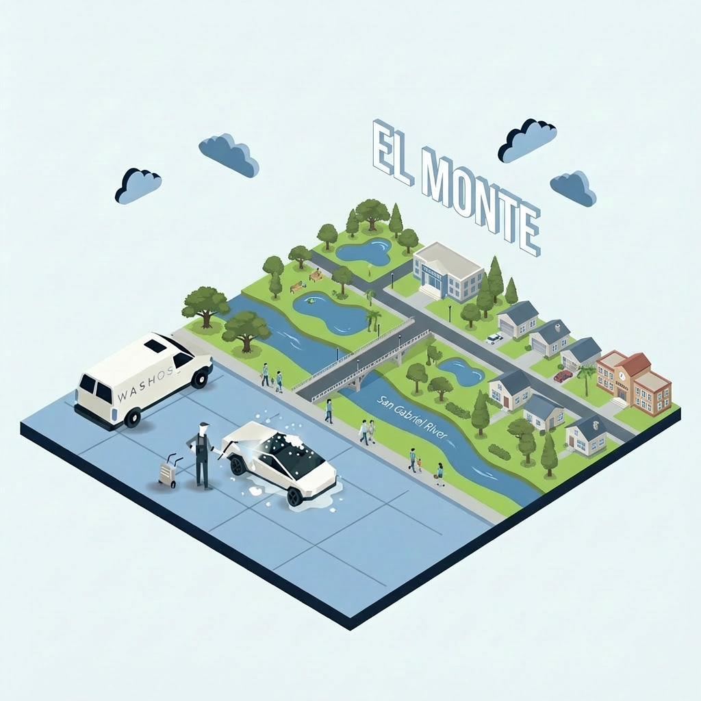 Mobile car detailing service at home in El Monte