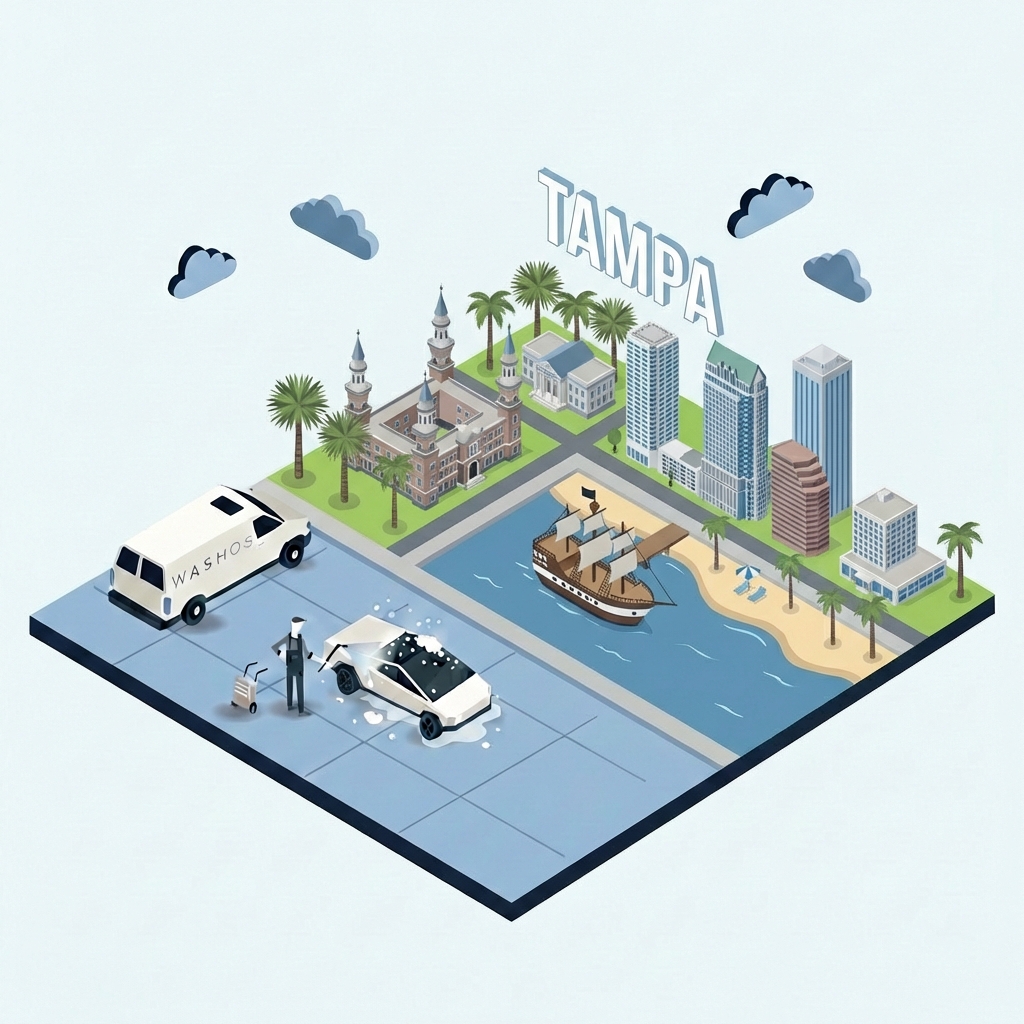 Mobile car detailing service at home in Hillsborough County