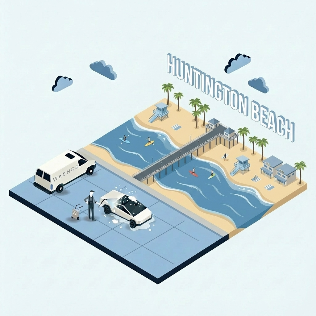 Mobile car detailing service at home in Huntington Beach