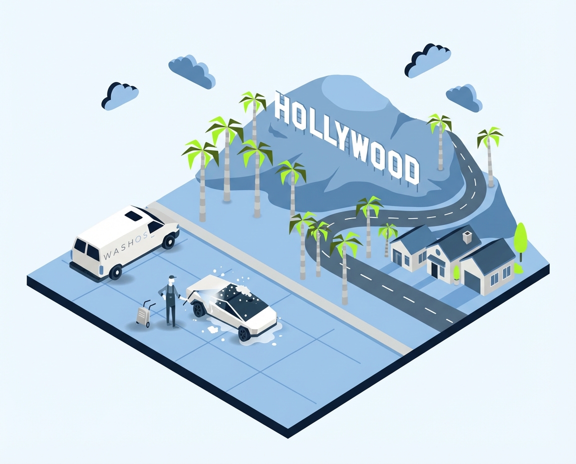 Mobile car detailing service at home in Los Angeles County