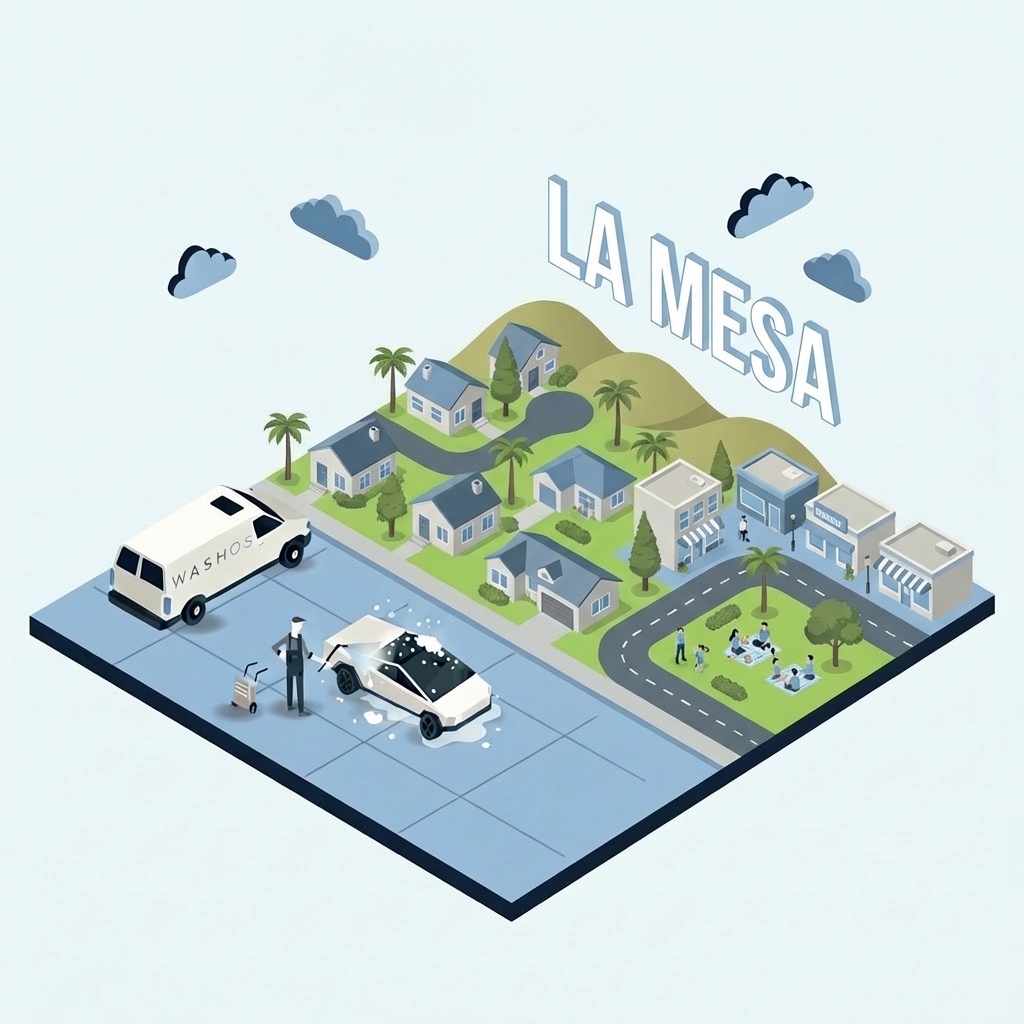 Mobile car detailing service at home in La Mesa