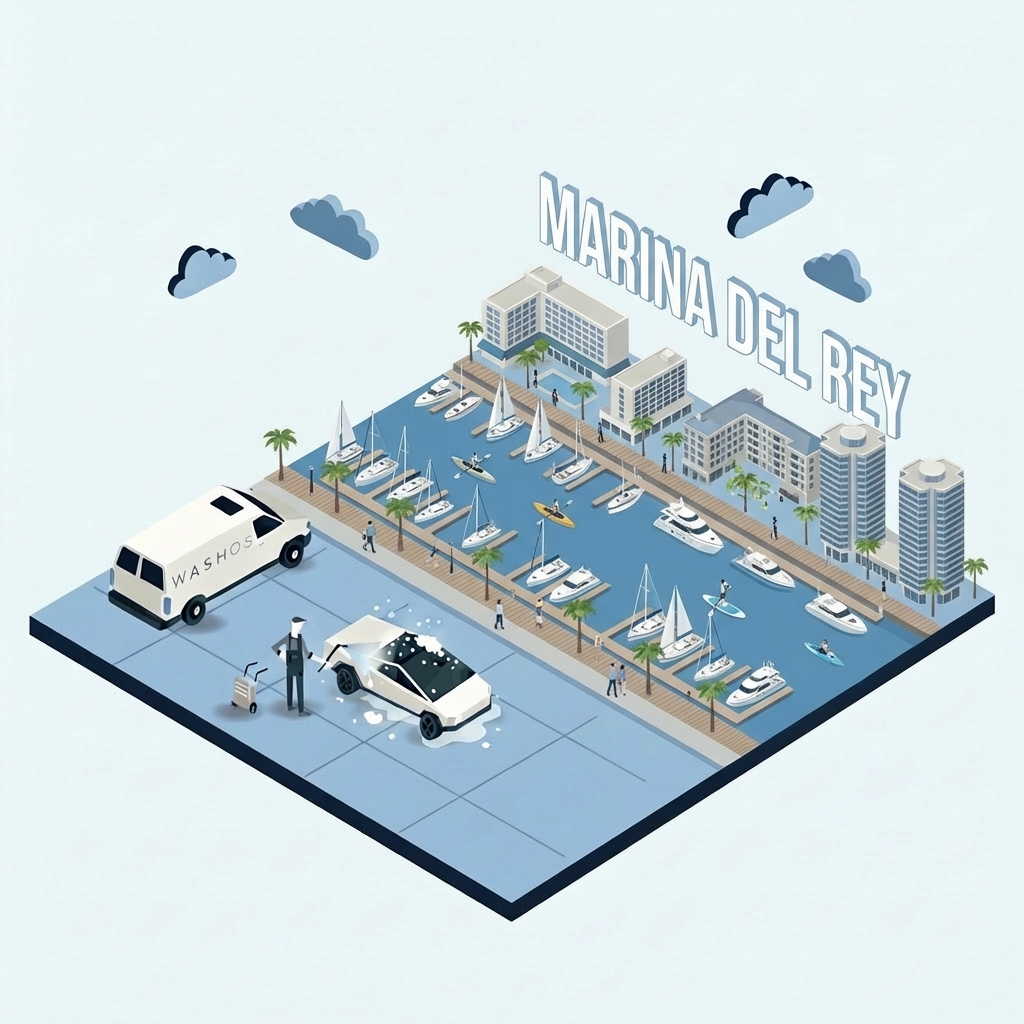 Mobile car detailing service at home in Marina del Rey