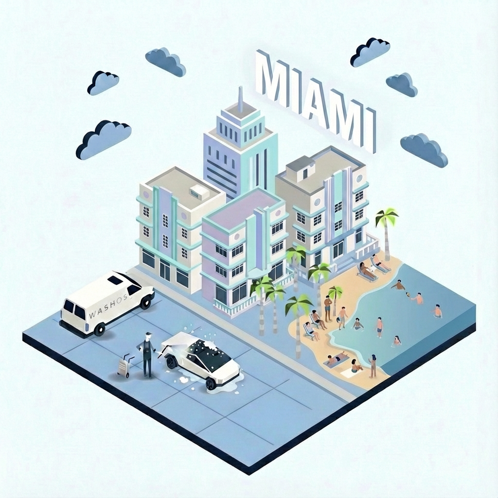 Mobile car detailing service at home in Miami-Dade County