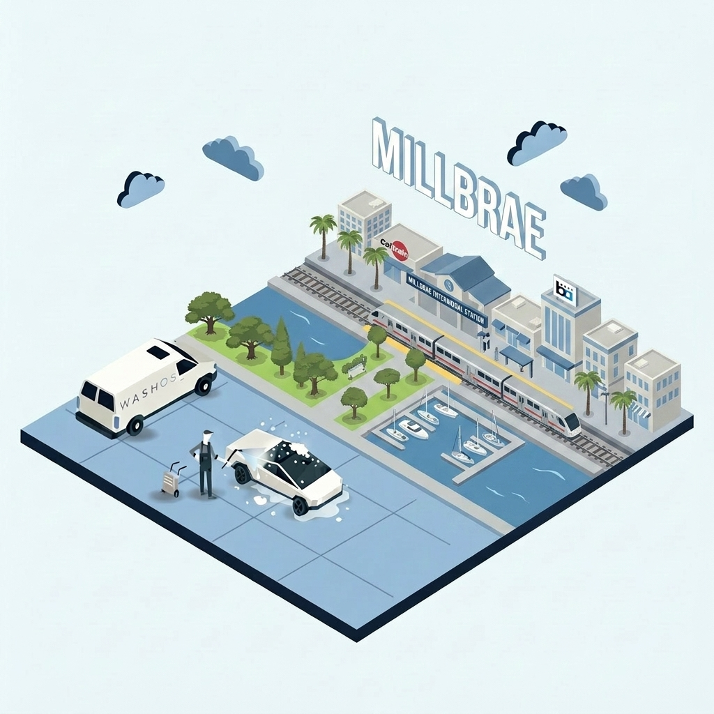 Mobile car detailing service at home in Millbrae