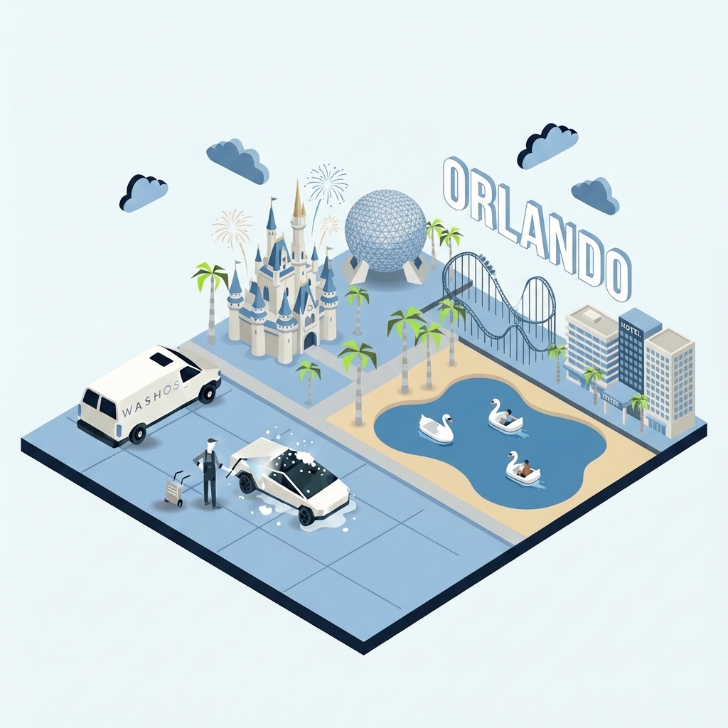 Mobile car detailing service at home in Orange County