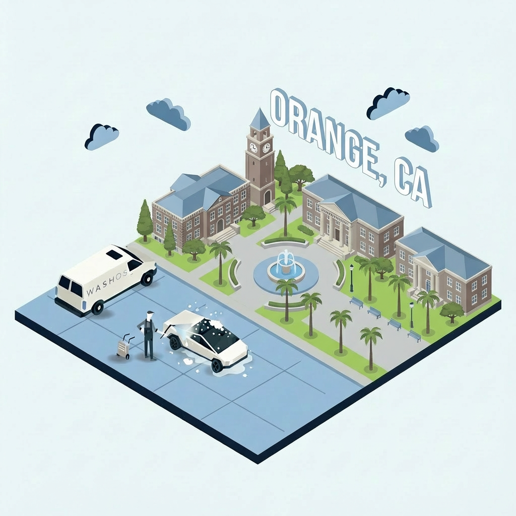 Mobile car detailing service at home in Orange