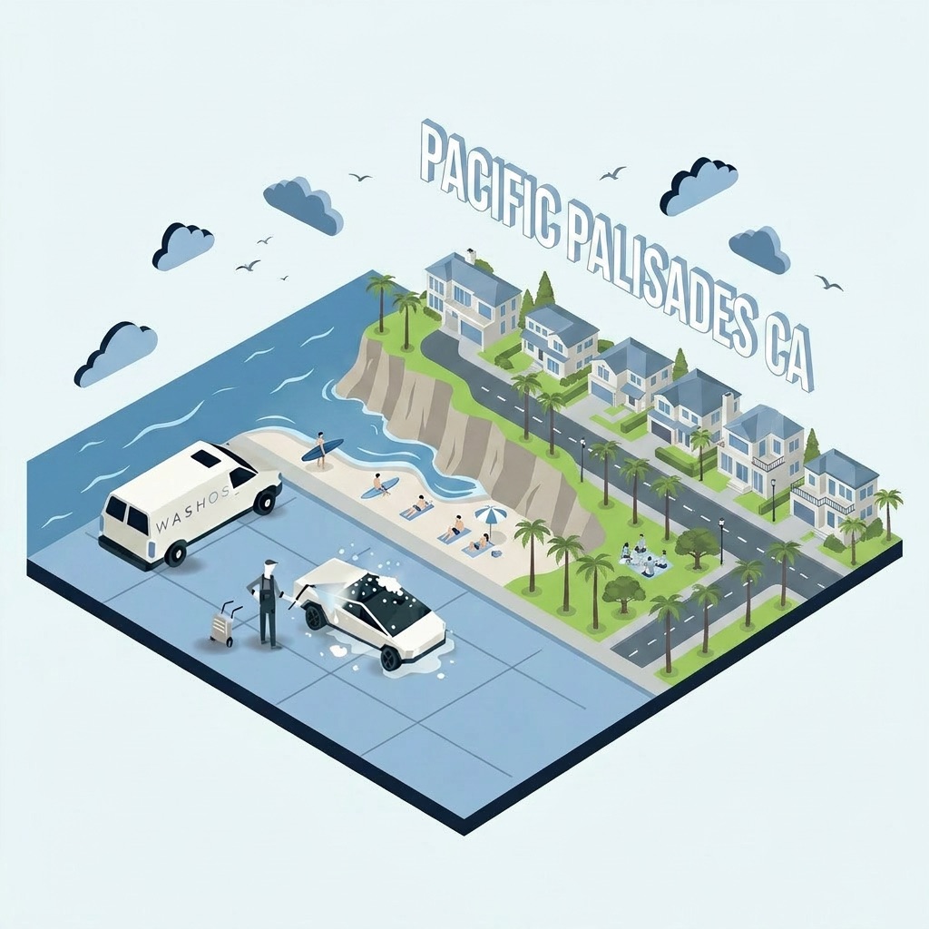 Mobile car detailing service at home in Pacific Palisades