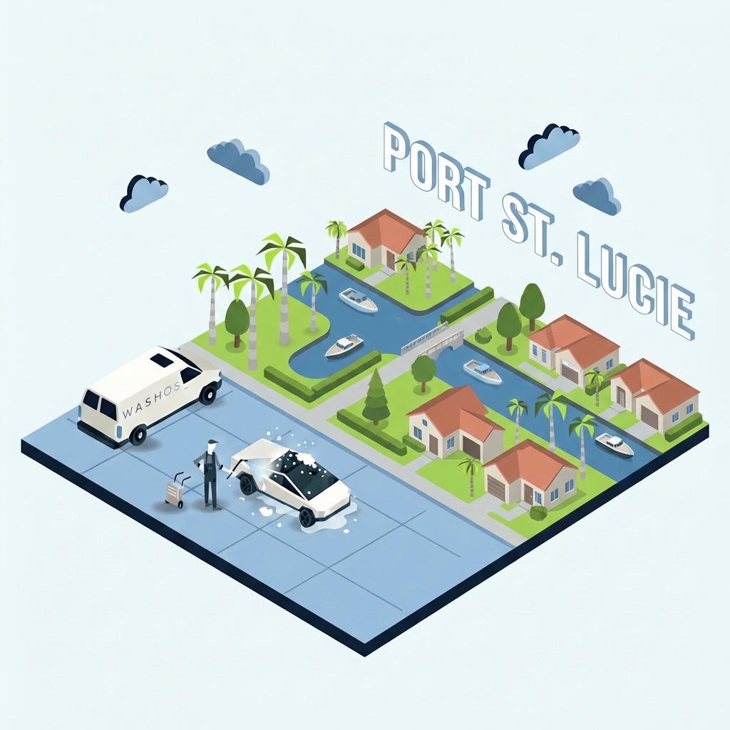 Mobile car detailing service at home in St. Lucie County