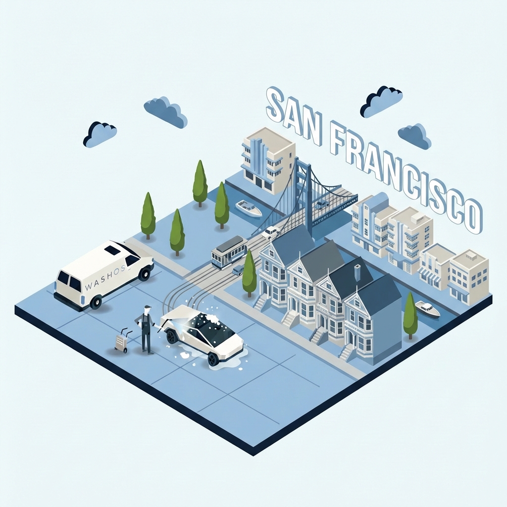 Mobile car detailing service at home in San Francisco County