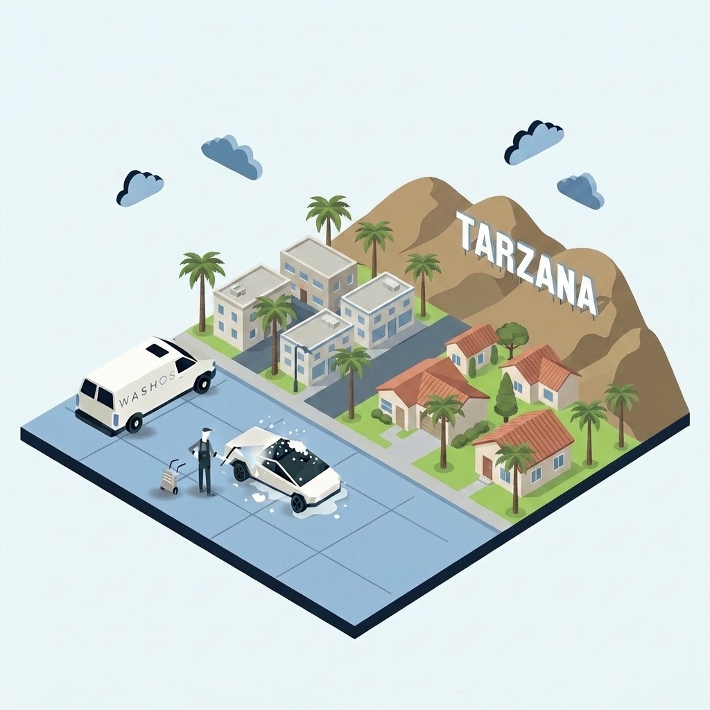 Mobile car detailing service at home in Tarzana