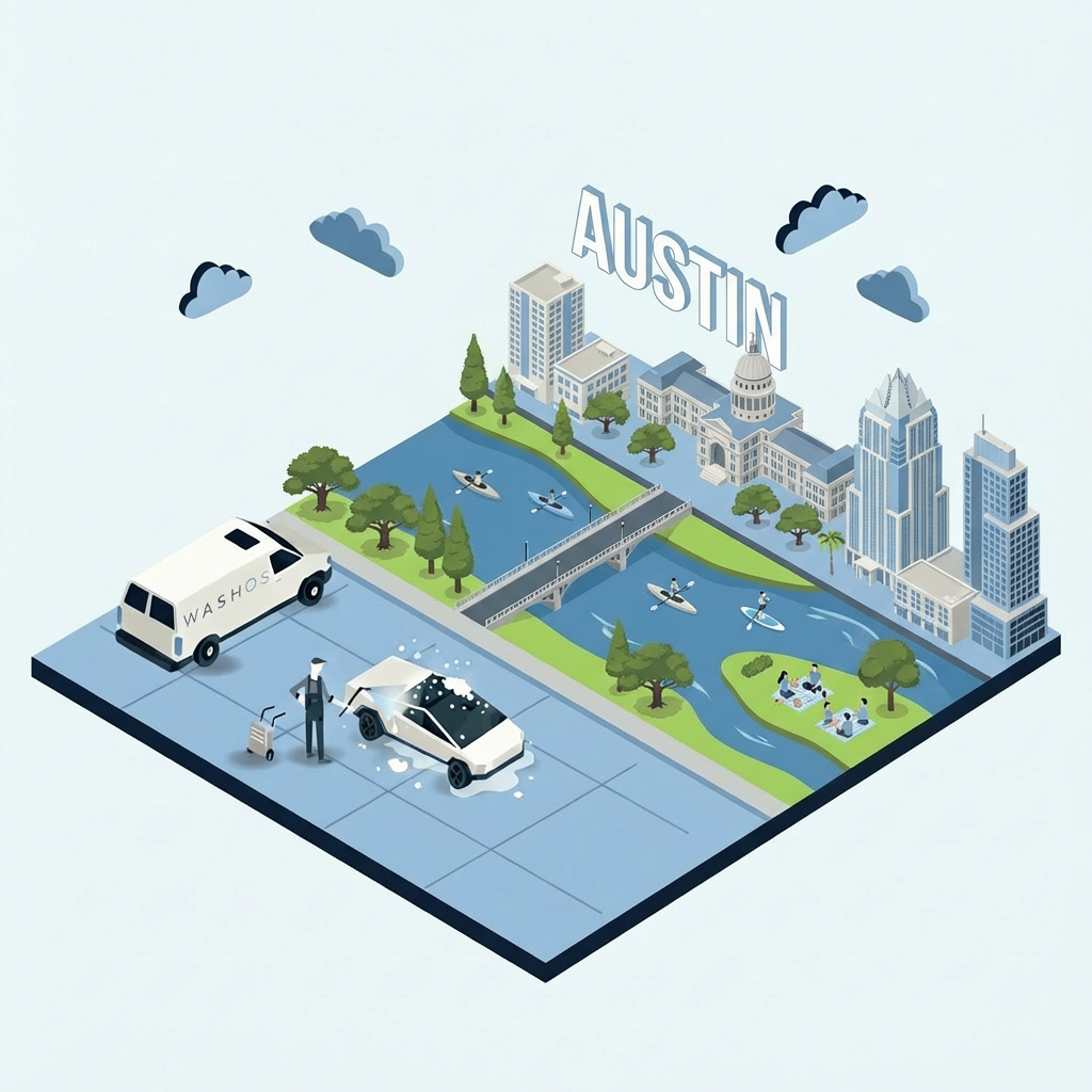 Mobile car detailing service at home in Travis County