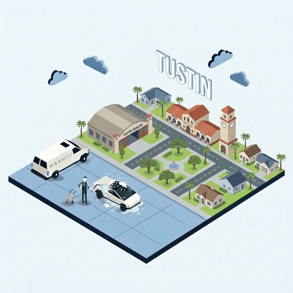 Mobile car detailing service at home in Tustin