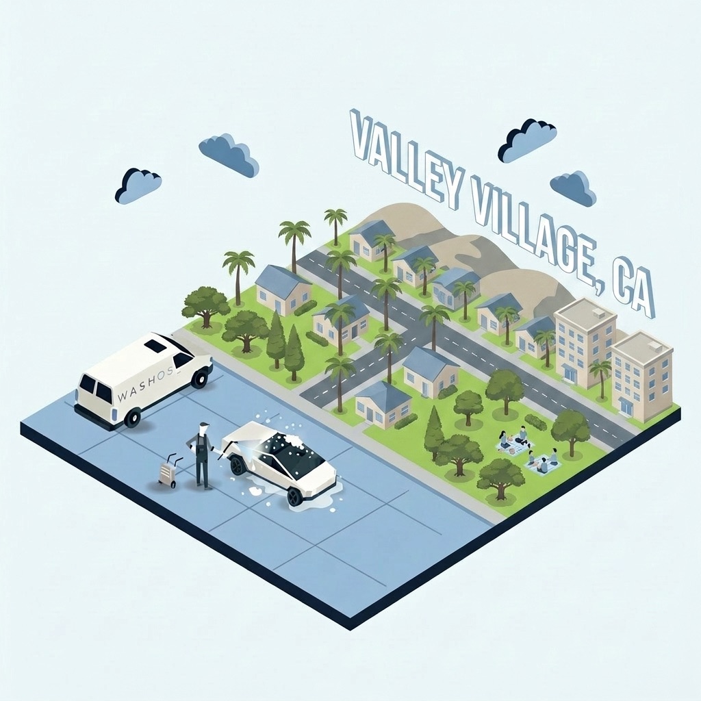 Mobile car detailing service at home in Valley Village