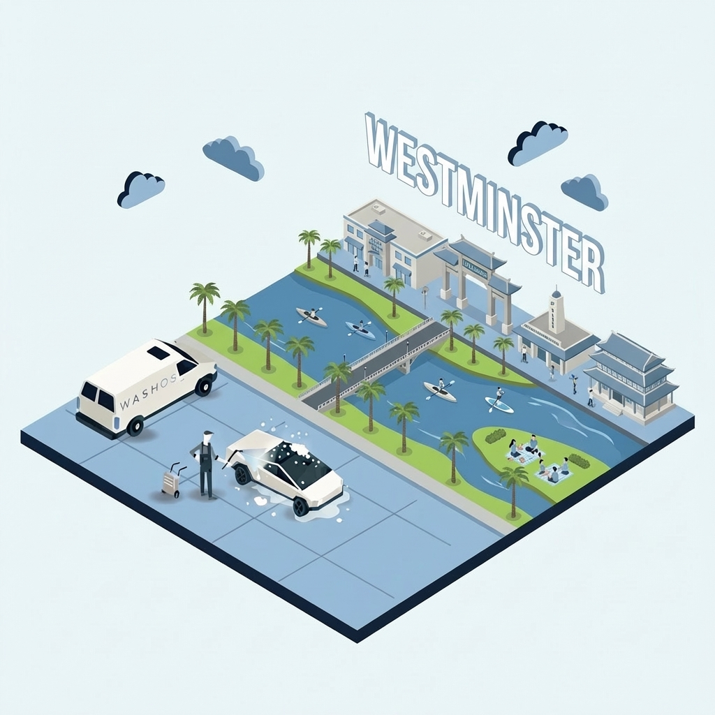 Mobile car detailing service at home in Westminster